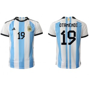 Lacne Muži Futbalové dres Argentína Nicolas Otamendi #19 MS 2022 Krátky Rukáv - Domáci
